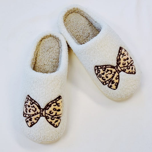 Bow Lounge Slippers