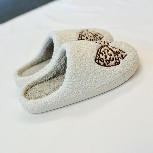 Bow Lounge Slippers
