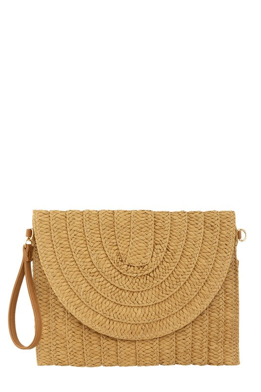 Square Straw Rattan Bag