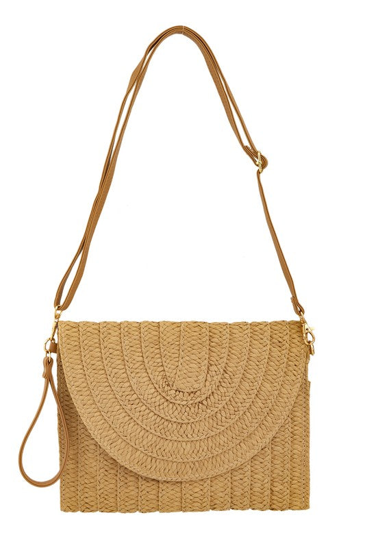 Square Straw Rattan Bag