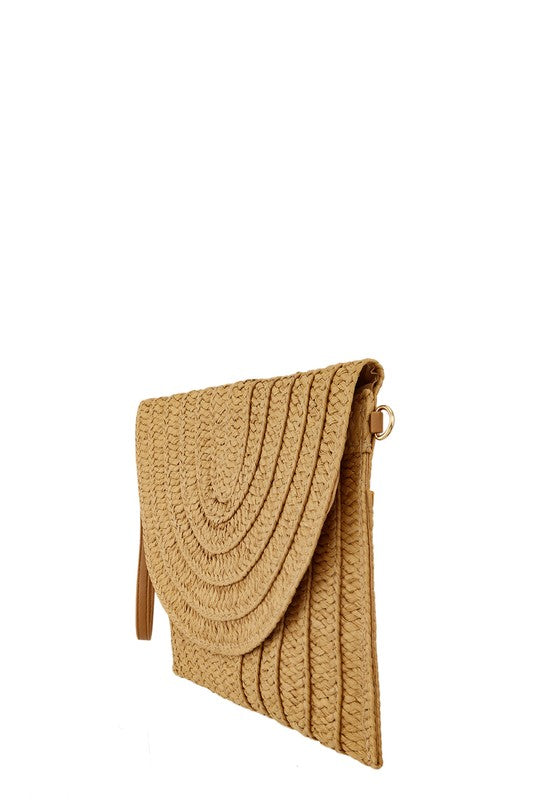 Square Straw Rattan Bag