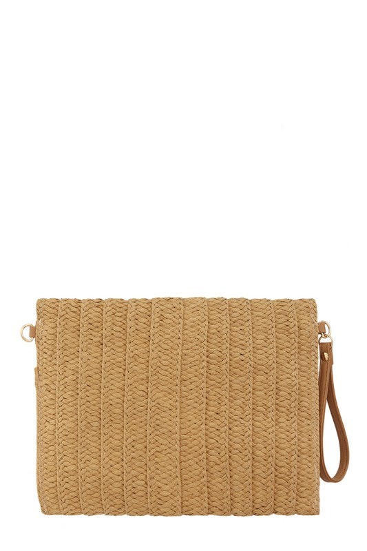 Square Straw Rattan Bag