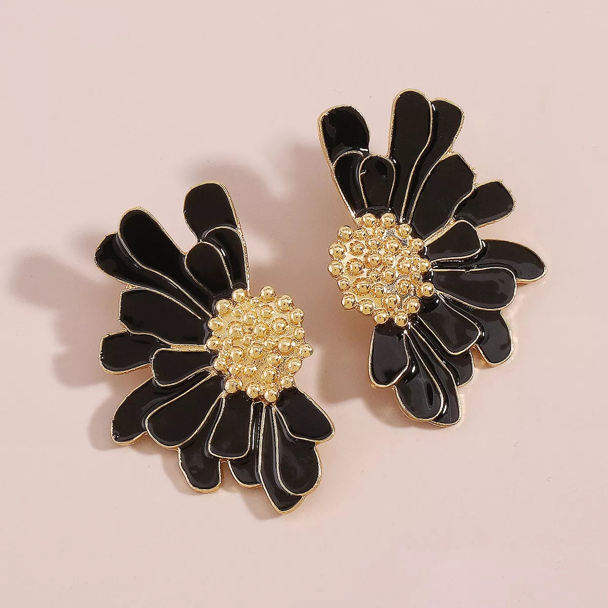 Flower Stud Earrings - alternate earring view