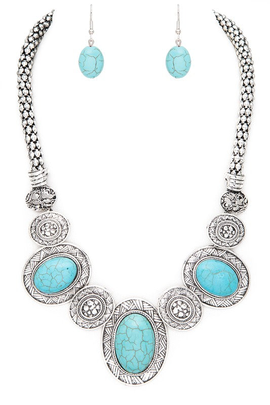 Western Bib Necklace Set