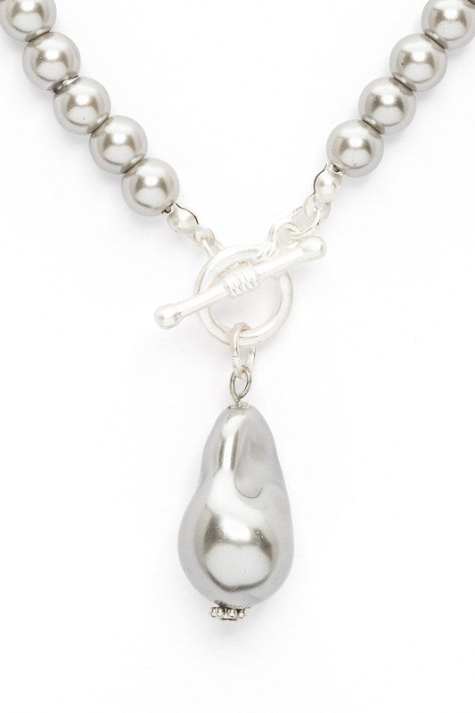Beaded Toggle Necklace