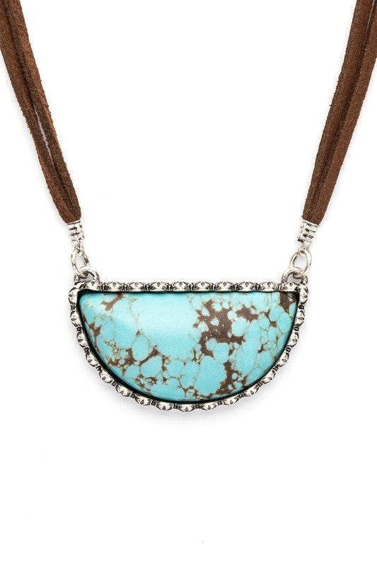 Western Leather Necklace