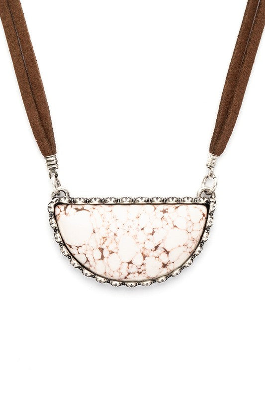 Western Leather Necklace