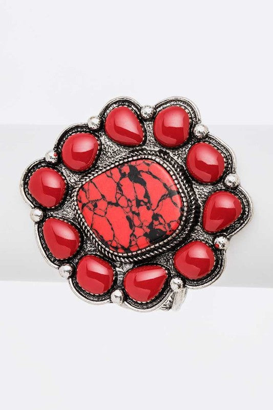 Flower Cuff Bracelet