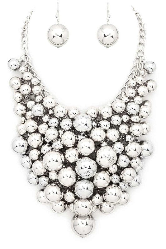 Cluster Bib Necklace