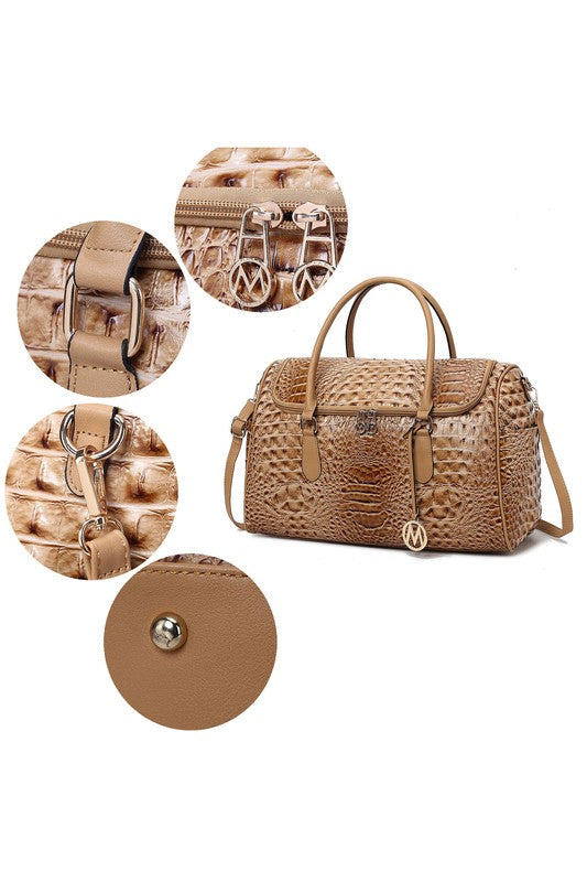 Vegan Leather Duffle Bag
