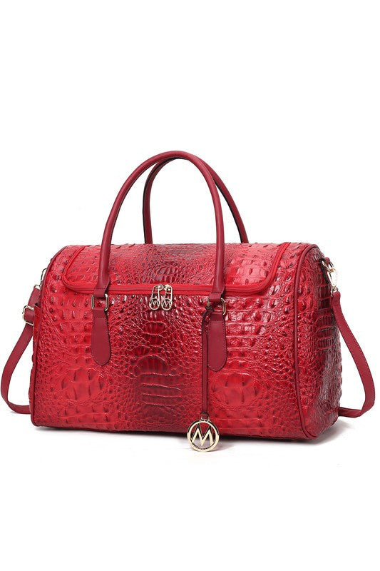 Vegan Leather Duffle Bag