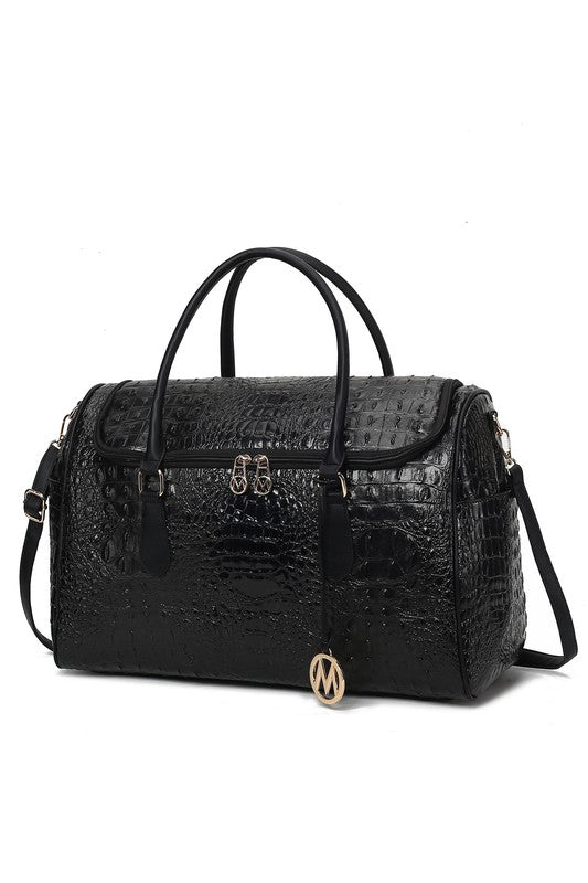 Vegan Leather Duffle Bag