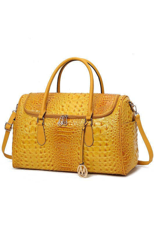 Vegan Leather Duffle Bag
