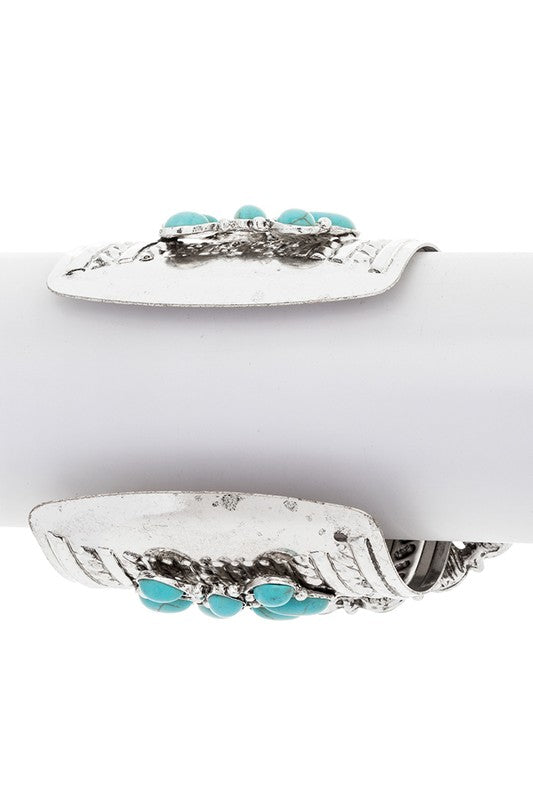 Southwestern Lapis Cuff Bracelet