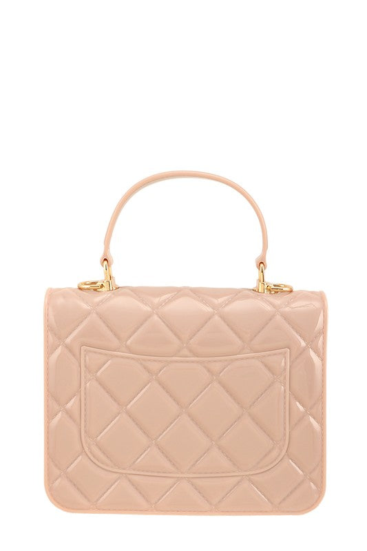 Quilted Jelly Crossbody Purse