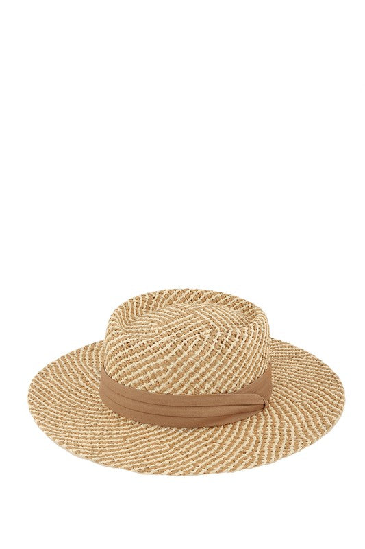 Weave Straw Brim Hat