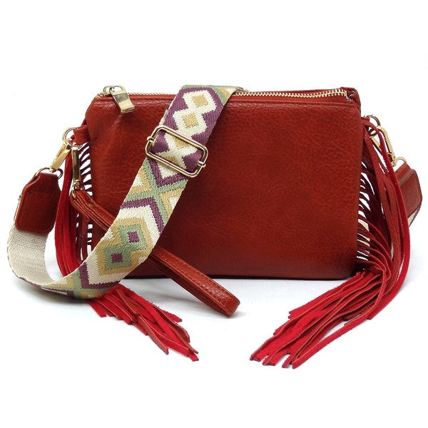 Aztec Clutch Crossbody Bag