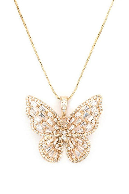 Butterfly Pendant Necklace