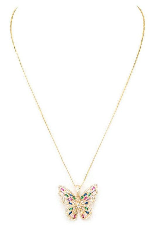 Butterfly Pendant Necklace