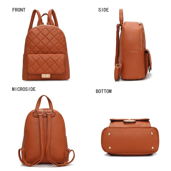 MKF Dimitria Quilted Backpack
