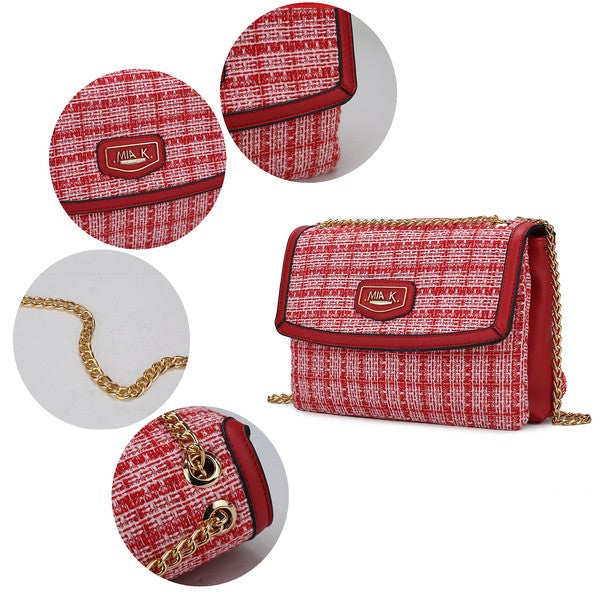 MKF Mackenzie Tweed Handbag