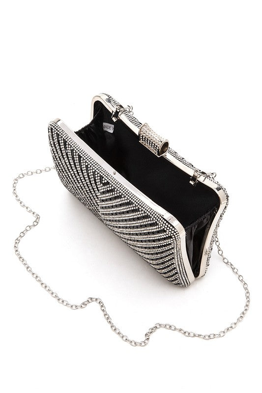 Handle Box Clutch Handbag