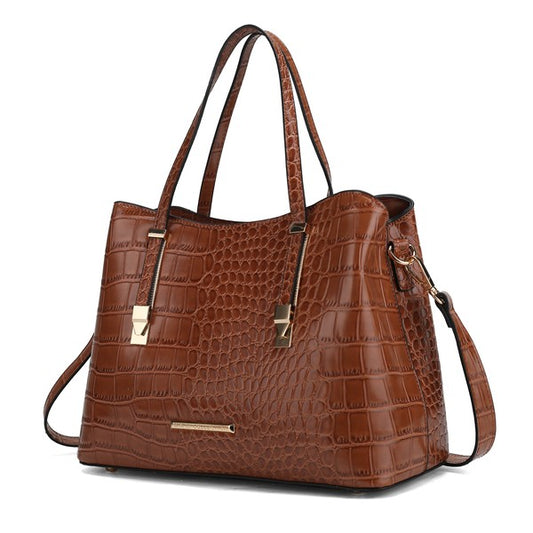 Aurelia Crocodile Tote Handbag