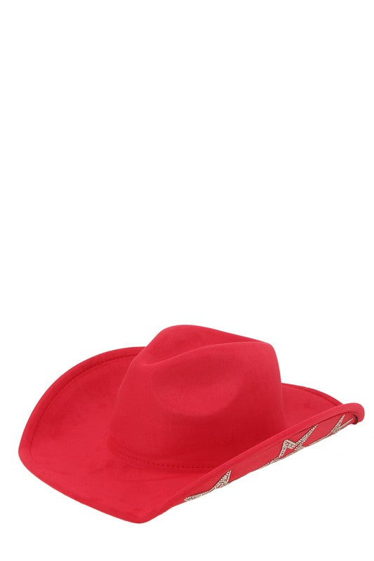 Introducing our Fedora Rhinestone Stars Hat, featuring six sparkling rhinestone stars that add a touch of glamour to any outfit. With its sleek and sophisticated design, this hat is perfect for any occasion. Embrace a classic look with a hint of sparkle. Brim Length: 3.25". Free shipping on all orders. Shop now!