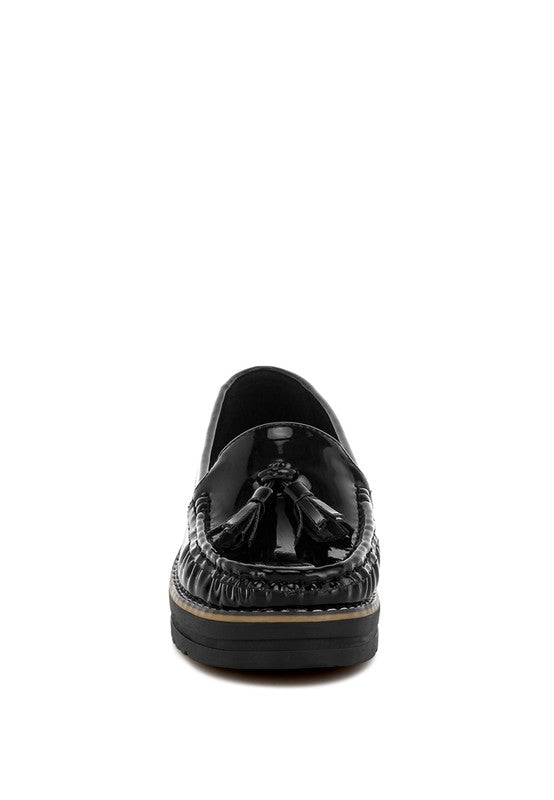 Tassel Flatform Loafers