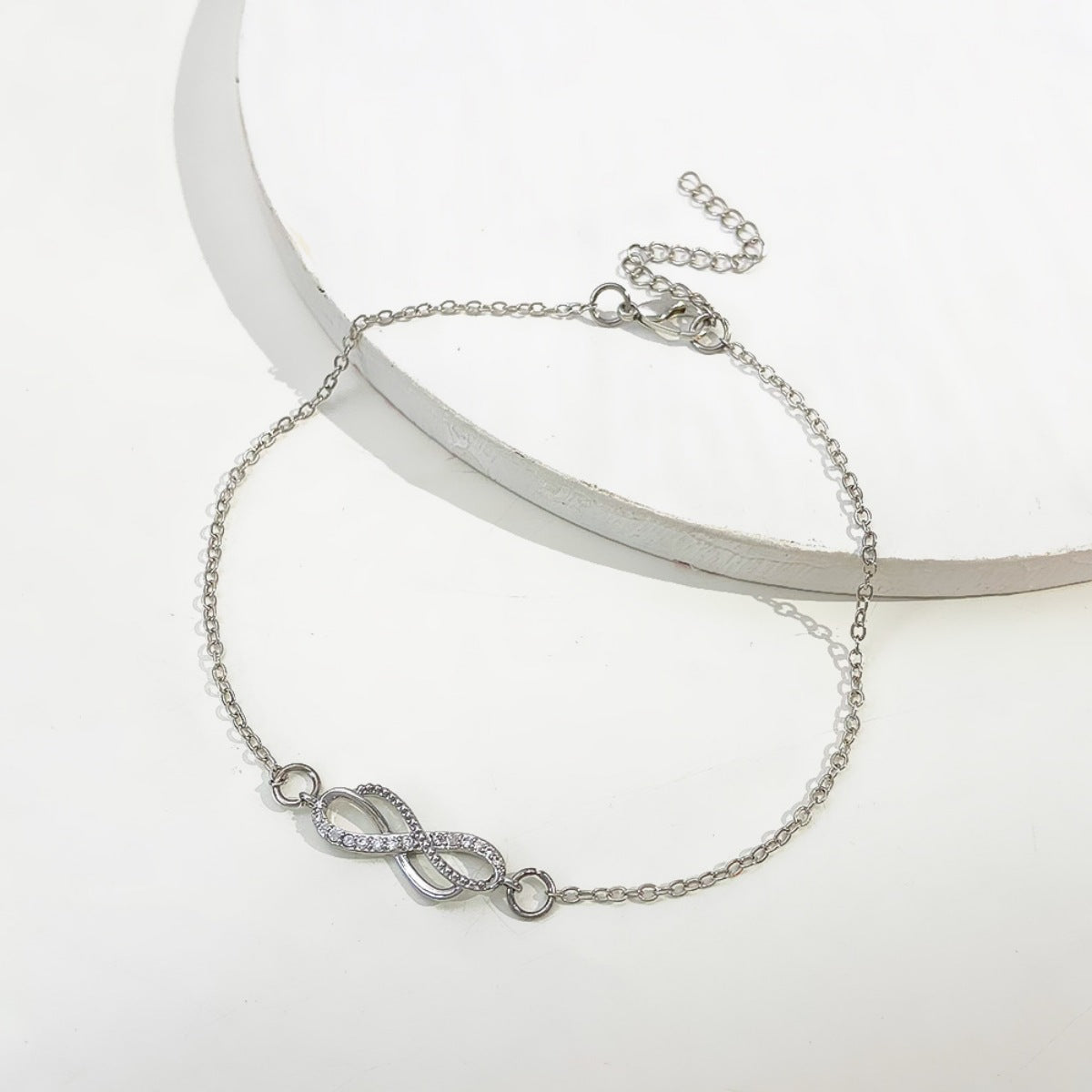 Infinity Knot Charm Bracelet - alternate jewelry view
