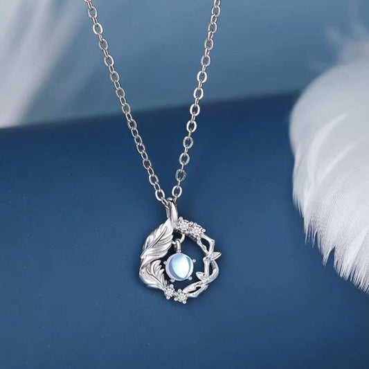 Sterling Silver Pendant Necklace in Silver - women's pendant necklace