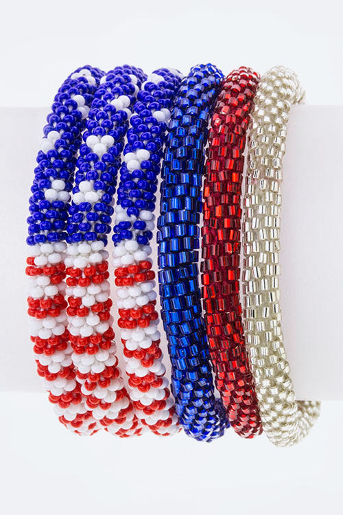 USA Nepal Bracelet Set