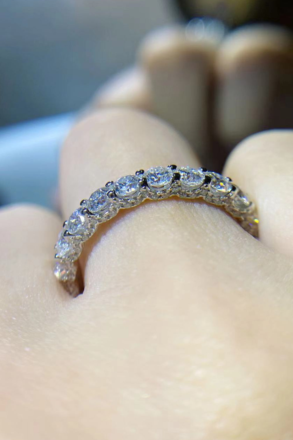 You've Got It 1.5 Carat Moissanite Ring in Silver - women's ring