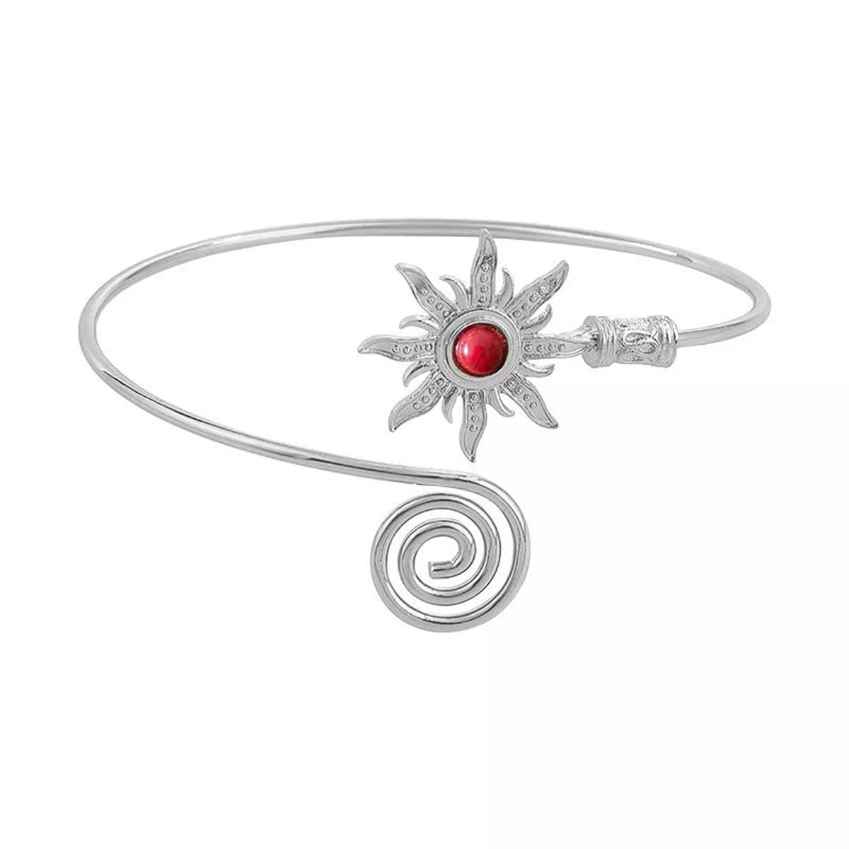 Sunburst Arm Cuff Bracelet - alternate jewelry view