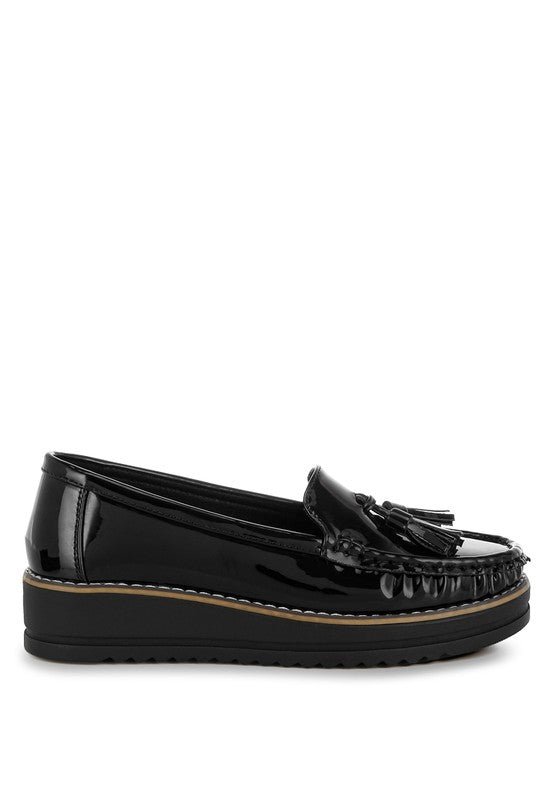 Tassel Flatform Loafers