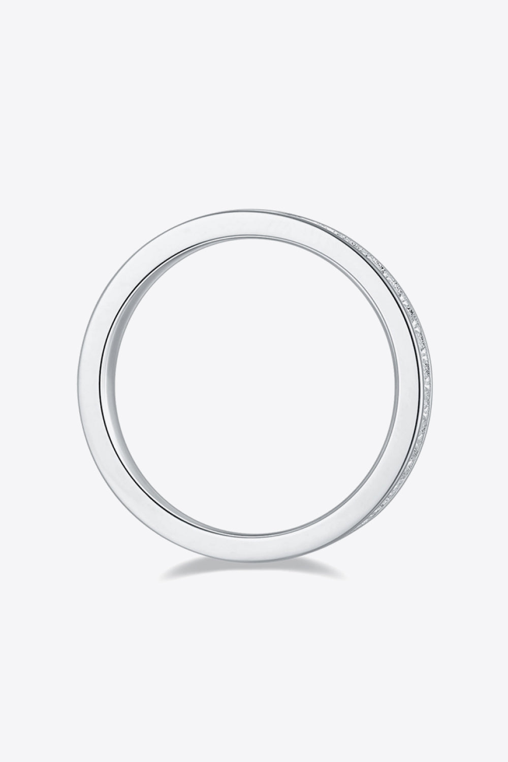 Unexplained Words Moissanite Ring in Silver - women's ring