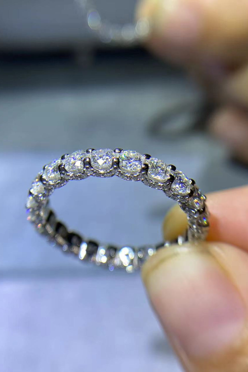 You've Got It 1.5 Carat Moissanite Ring in Silver - women's ring