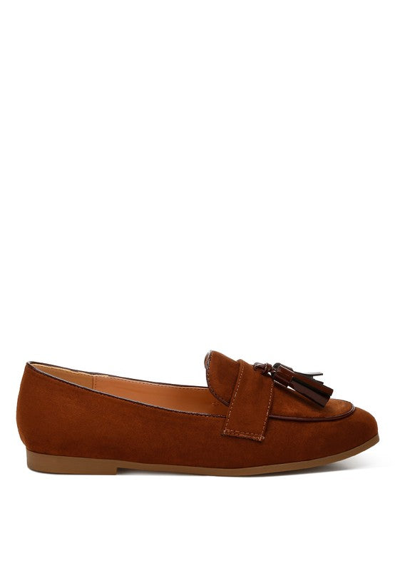 Micro Suede Tassel Loafers