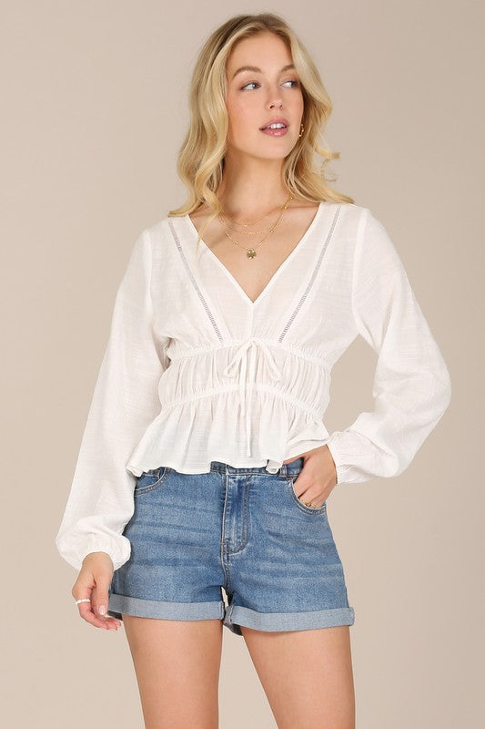 Sheer Lace Top – Blossom's