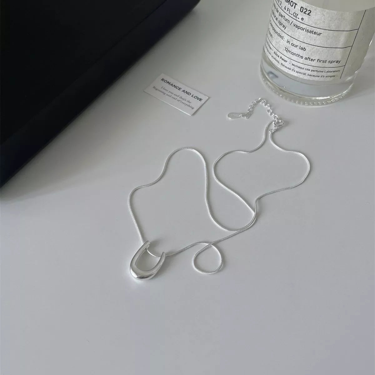 Sterling Silver Pendant Necklace - alternate necklace view