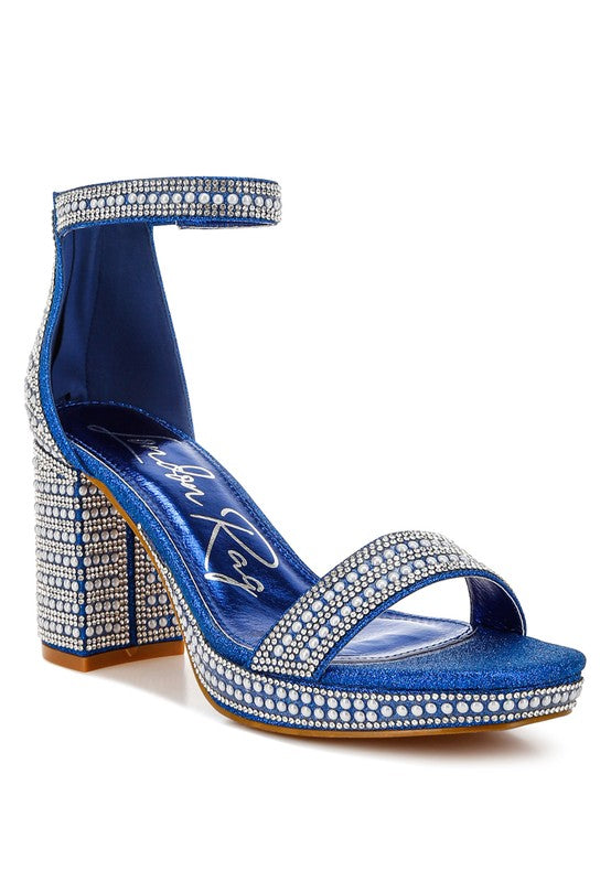 Pearl Embellished Sandals A