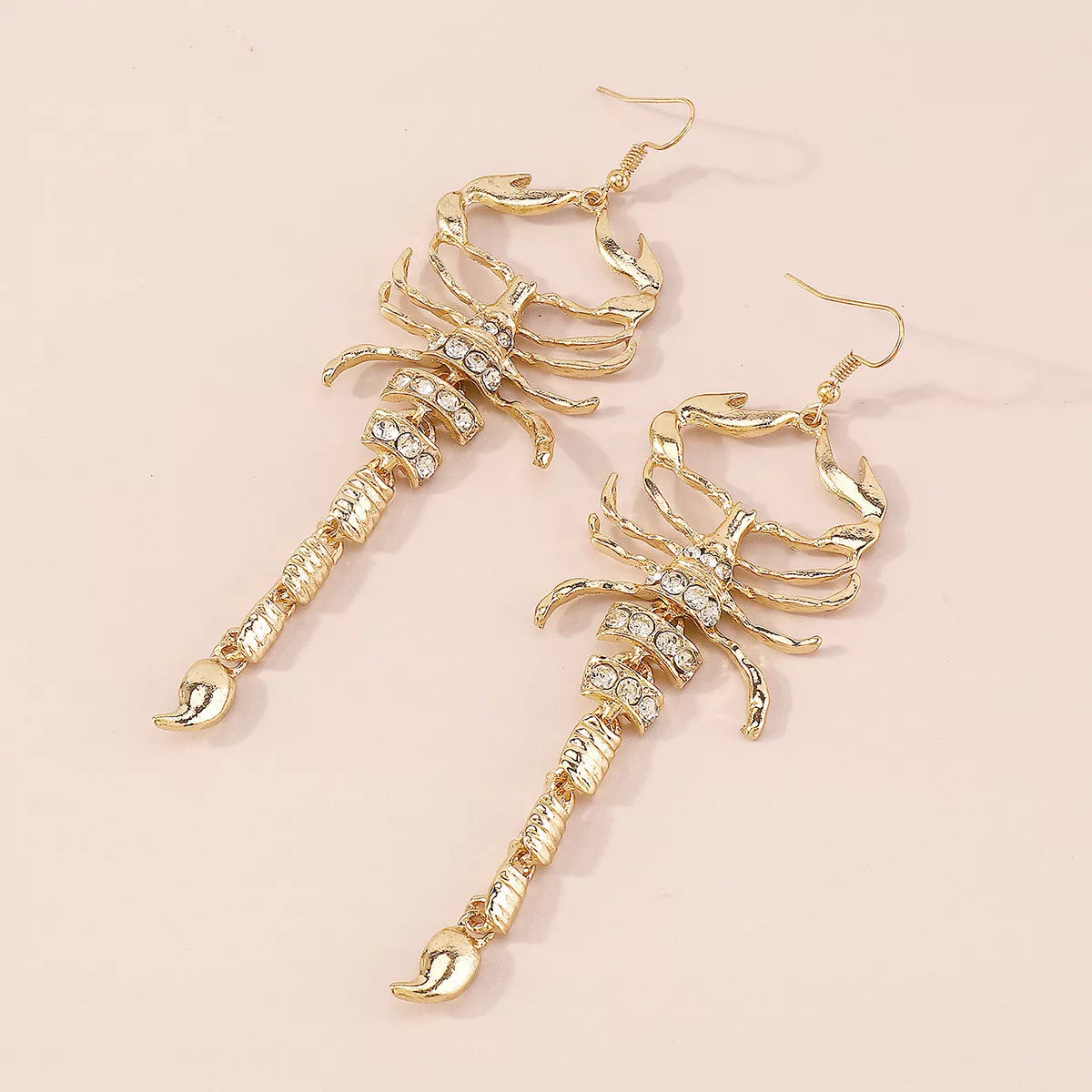 Scorpion Dangle Earrings - alternate earring view