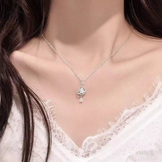Planet Heart Pendant Necklace - alternate necklace view