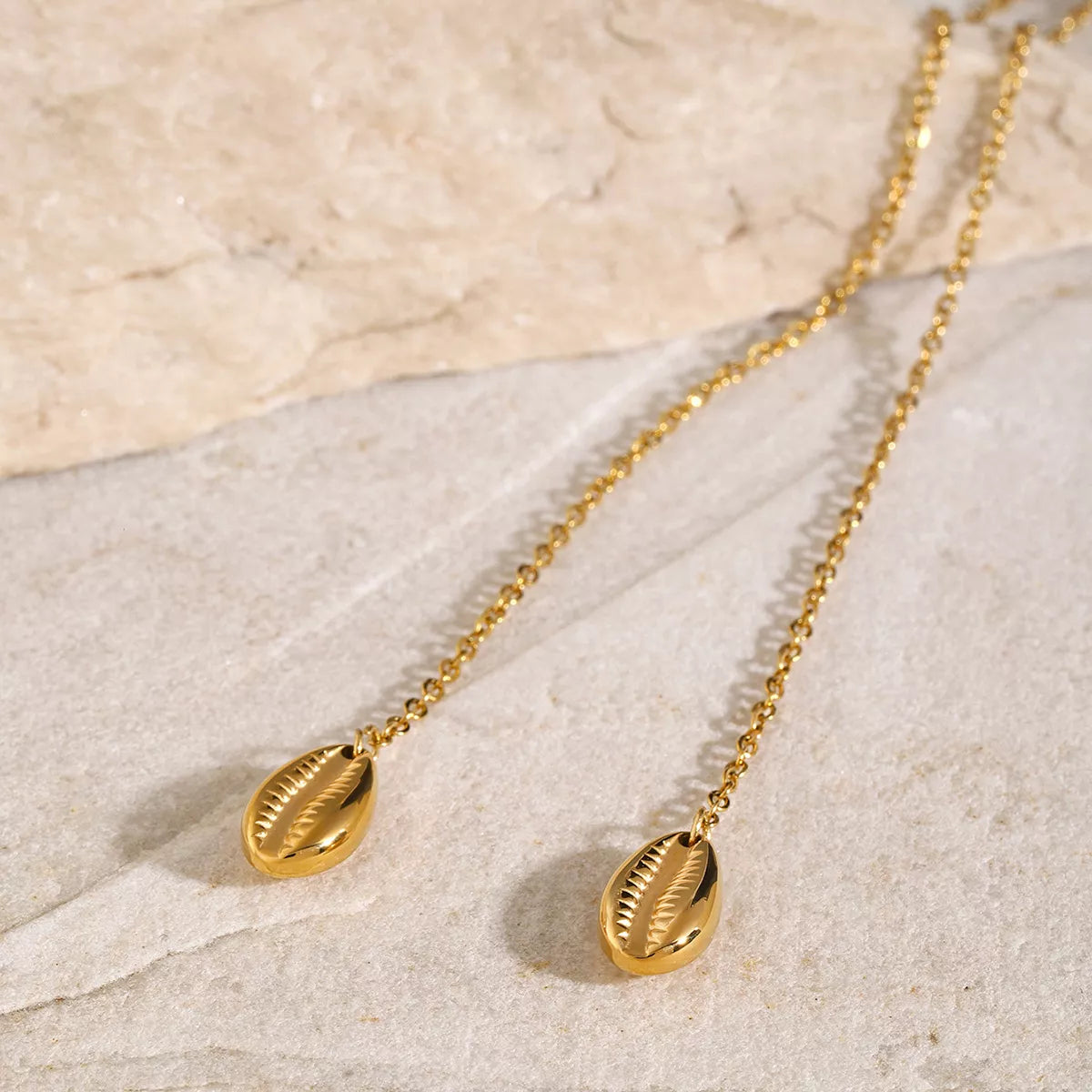 18K Gold-Plated Y-Shaped Necklace - alternate necklace view