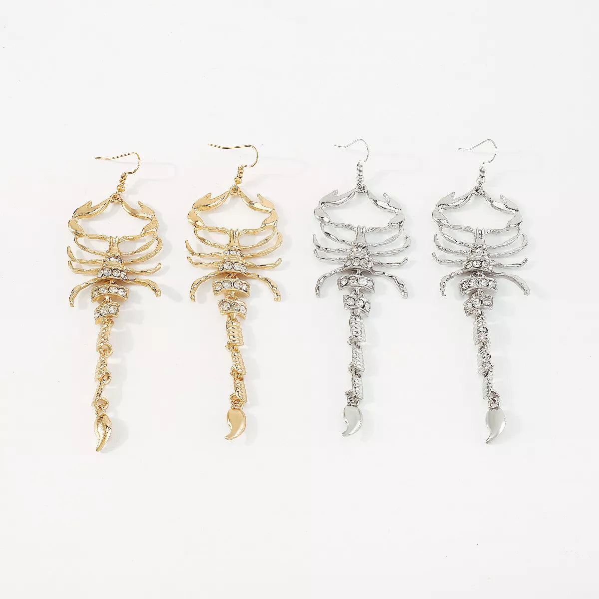 Scorpion Dangle Earrings - alternate earring view
