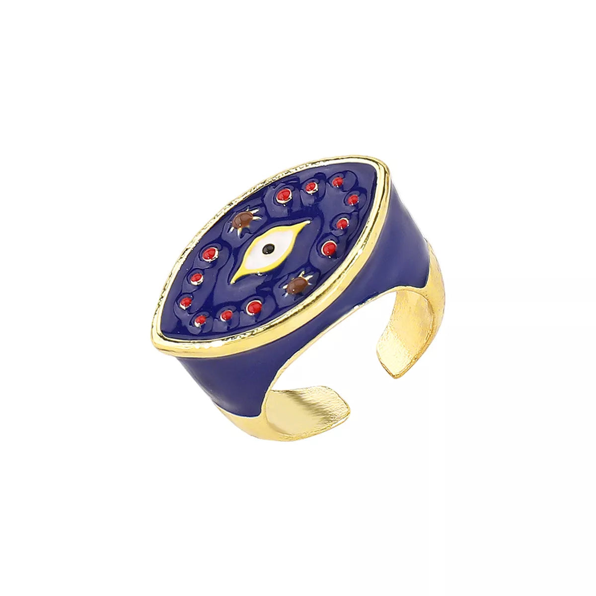 18K Gold-Plated Open Ring - alternate ring view