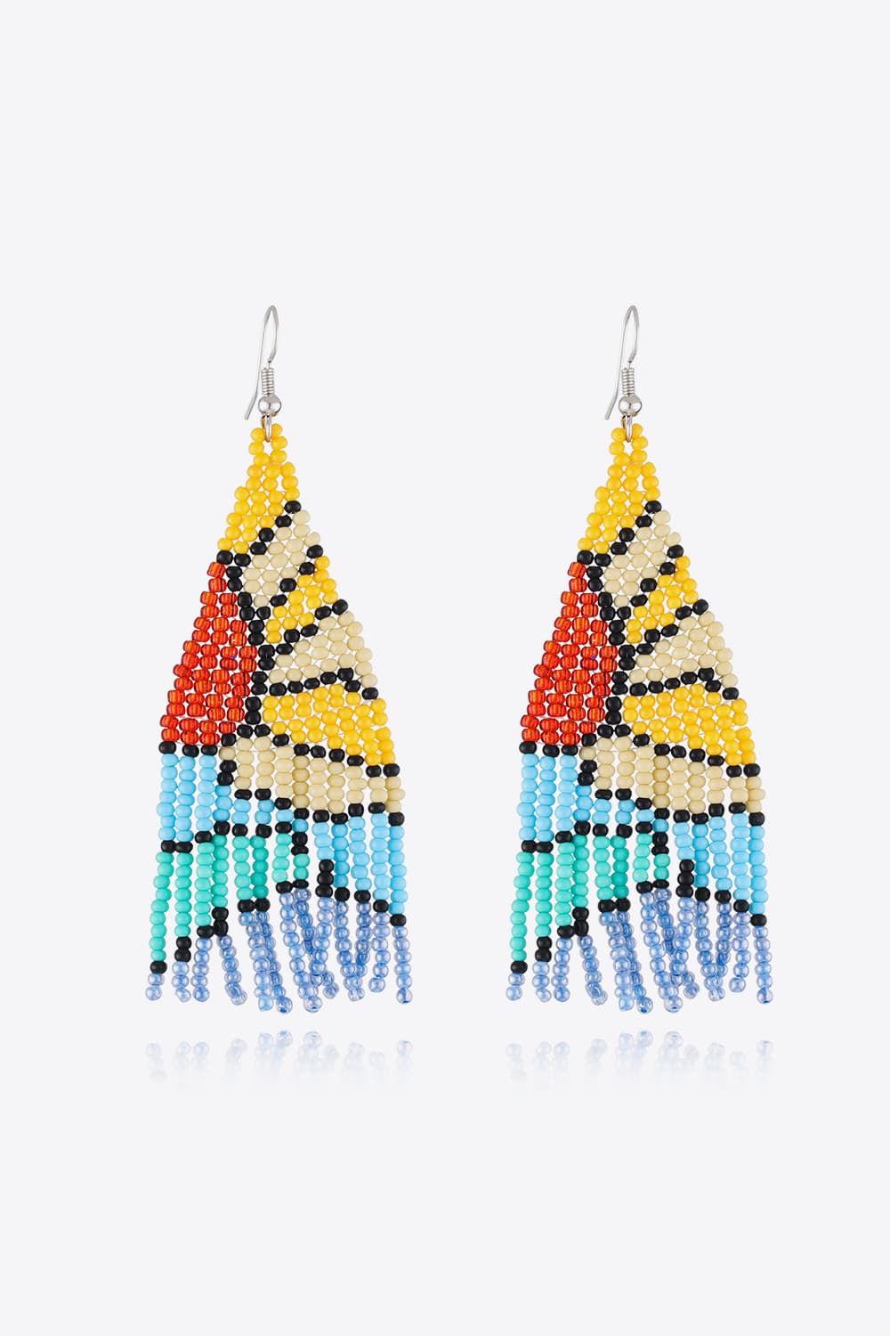 Beaded Dangle Earrings in Style A - women's dangle earrings