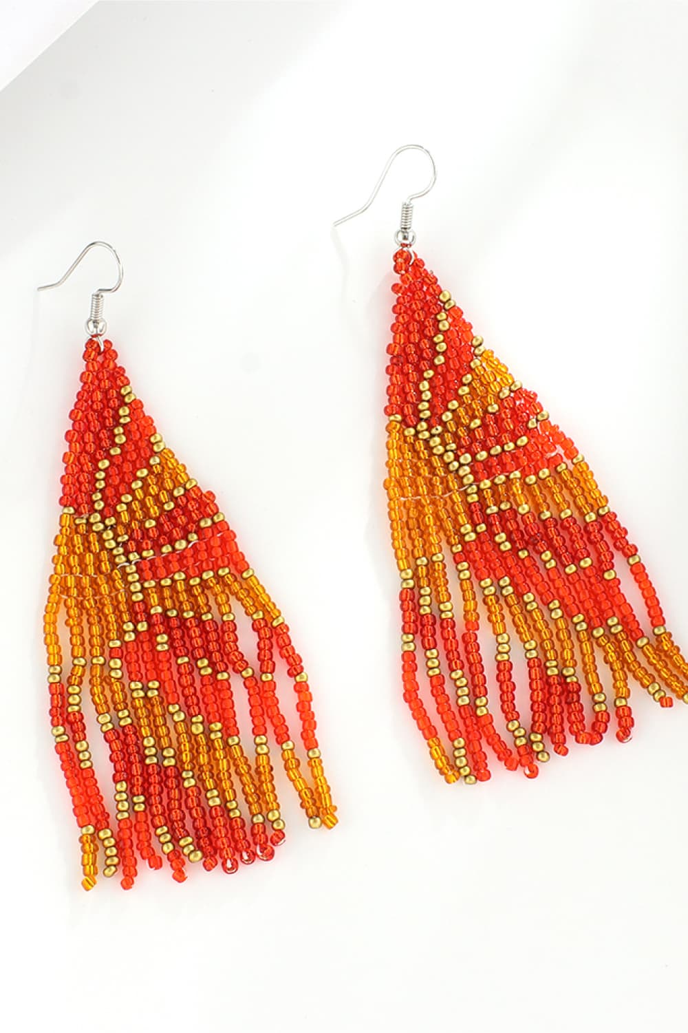 Beaded Dangle Earrings - alternate earring view