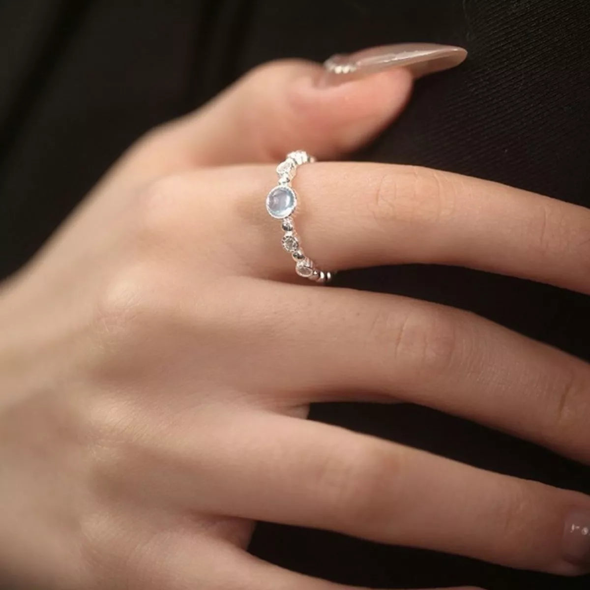 Sterling Silver Open Ring - alternate ring view