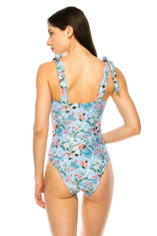 Self-Tie Straps One Piece